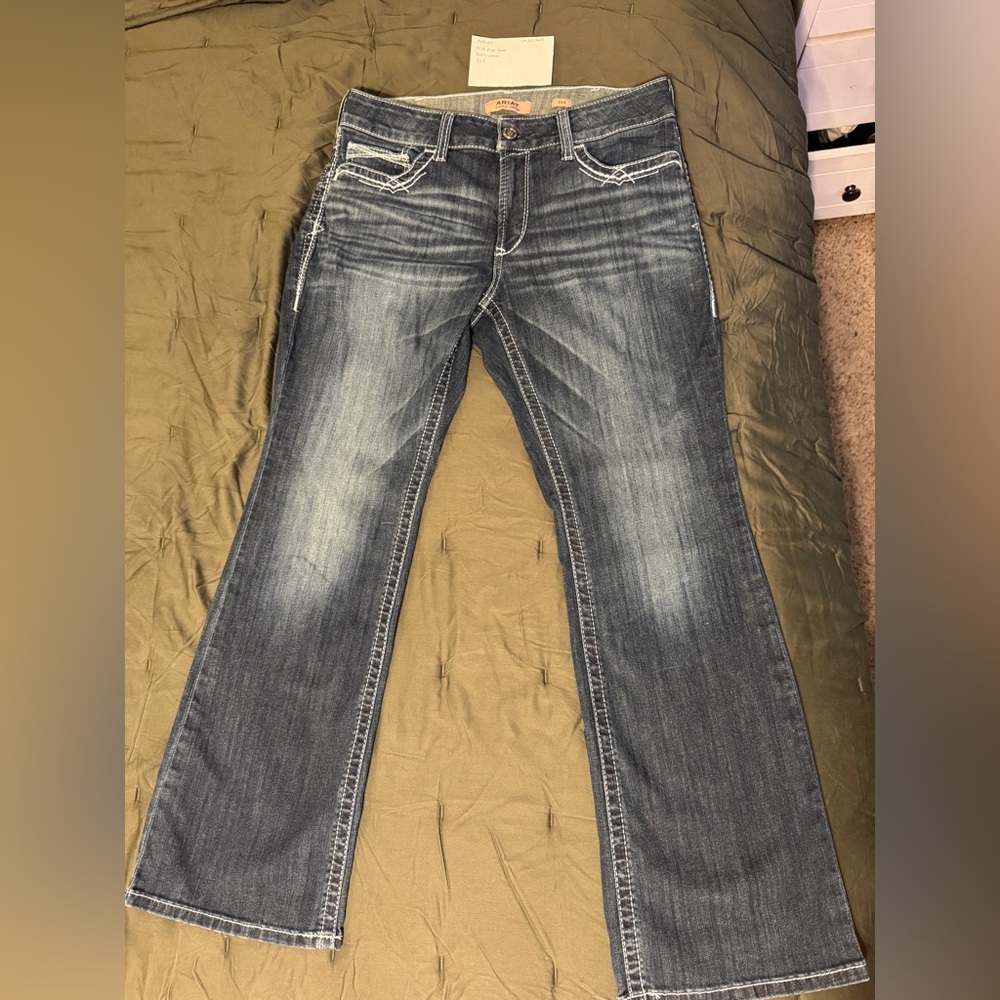 Ariat Blue Boot Cut Jeans with Authentic Vintage Style